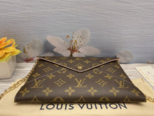 Load image into Gallery viewer, Louis Vuitton Kirigami Monogram Pochette Clutch Bag Chain Insert