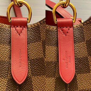 Louis Vuitton NéoNoé Damier Ebene Cherry Berry Crossbody Shoulder Bag AH0220