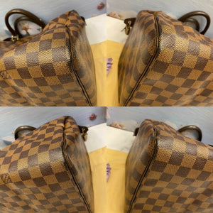 Louis Vuitton Speedy 35 Damier Ebene Handbag Purse (DU3069)