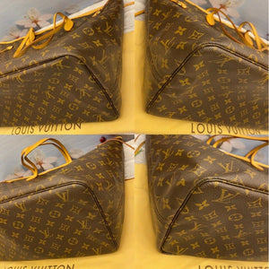 Louis Vuitton Neverfull GM Monogram Beige Shoulder Tote (SP5008)