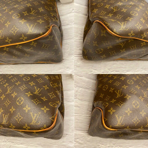 Louis Vuitton Delightful MM Monogram Beige Shoulder Bag Tote Purse (TR1110)