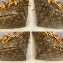 Load image into Gallery viewer, Louis Vuitton Neverfull MM Monogram Beige Tote Shoulder Bag (SD1156)