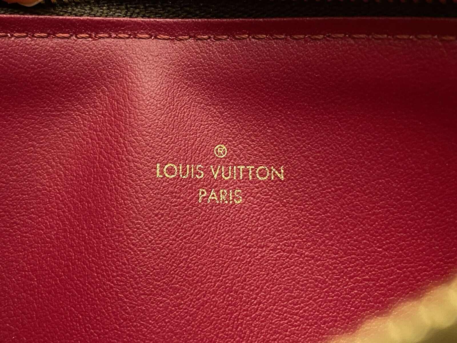 🔥NEW LOUIS VUITTON Felicie 8 Slot Card Holder Pouch Wallet Leather Red HOT  GIFT