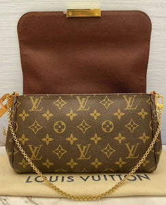 Louis Vuitton Favorite MM Monogram Clutch Purse (FL3186)