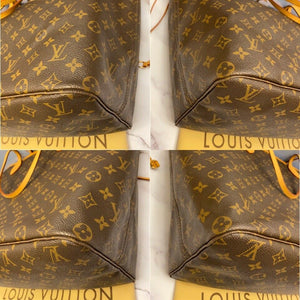 Louis Vuitton Neverfull GM Monogram Beige Tote (TJ4160)