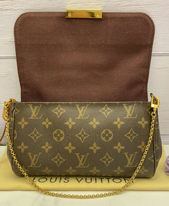 Louis Vuitton Favorite MM Monogram Clutch (DU4153)