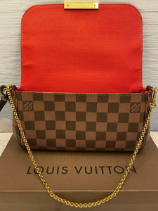 Louis Vuitton Favorite PM Damier Ebene Bag (SA3196)