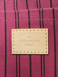 Louis Vuitton Neverfull MM Monogram Pivoine Wristlet Pochette Clutch(SD1195)