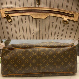 Louis Vuitton Delightful GM Monogram Beige Shoulder Bag Tote Purse (FL0131)