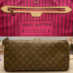 Louis Vuitton Neverfull GM Pivoine Monogram Canvas Shoulder Tote Bag(SD3250)