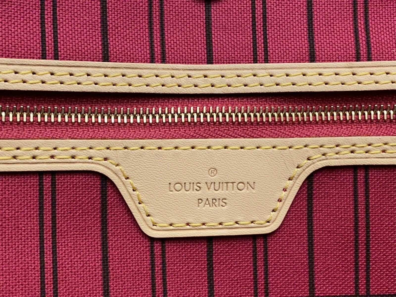 Pre-owned Louis Vuitton Neverfull MM Monogram Pivoine Peony