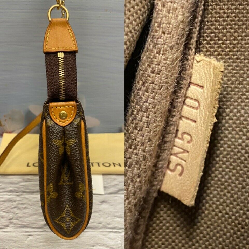 Louis Vuitton Eva 2way Chain Hand Bag Pouch Purse Monogram M95567 Sn2111  Auction