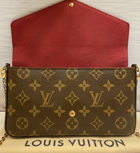 Louis Vuitton Felicie Monogram Fuchsia (MI3106)