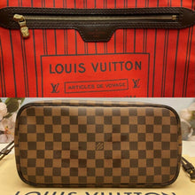 Load image into Gallery viewer, Louis Vuitton Neverfull MM Damier Ebene Cherry Red Tote (SD4148)