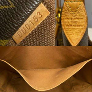 Louis Vuitton Totally MM Monogram Shoulder Purse Handbag (DU0153)