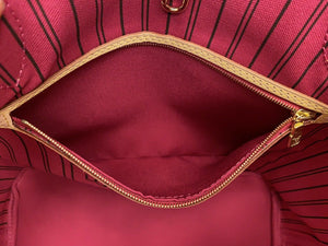 BRAND NEW Louis Vuitton Neverfull MM Monogram Pivoine Shoulder Tote