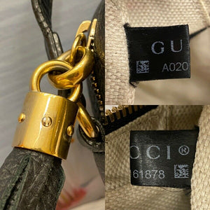 GUCCI Soho Disco Black Leather Crossbody Shoulder Bag Purse (308364 520981)
