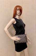 Load image into Gallery viewer, Louis Vuitton Kirigami Monogram Pochette Clutch Bag Chain Insert