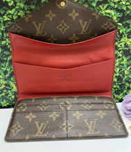 Load image into Gallery viewer, LOUIS VUITTON Josephine Monogram Long Wallet Red Brown (SP4121)