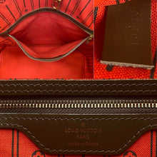 Load image into Gallery viewer, Louis Vuitton Neverfull GM Damier Ebene Cerise Red Tote (TJ0131)