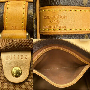 LOUIS VUITTON Speedy 30 Monogram Bandouliere Shoulder Bag (DU1152)