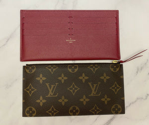 Louis Vuitton Monogram Canvas Felicie Zip/Card Pouch Inserts - Yoogi's  Closet
