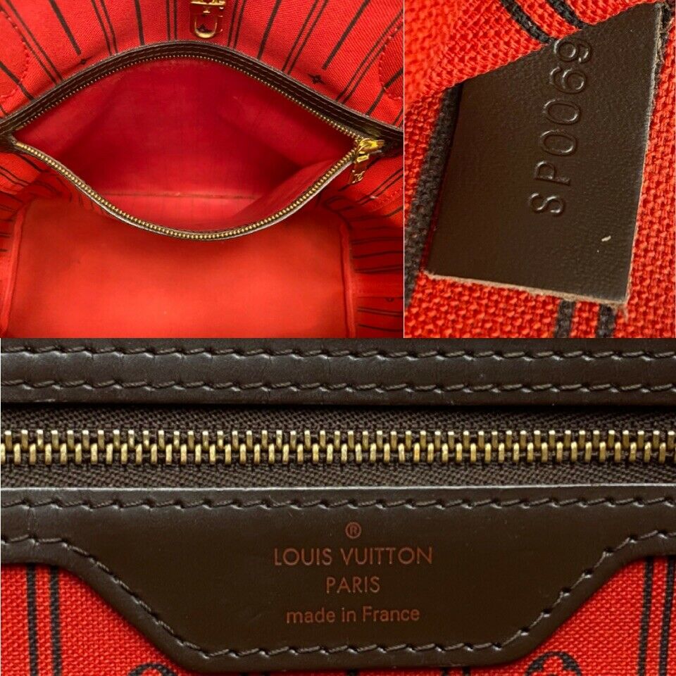 Louis Vuitton Neverfull MM Damier Ebene Cherry Shoulder Tote (SP1099) – AE  Deluxe LLC®