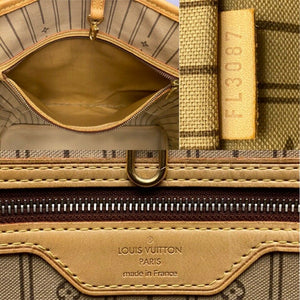 Louis Vuitton Neverfull GM Monogram Beige Tote (FL3087)