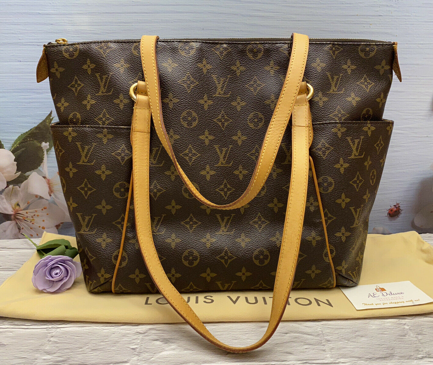 Louis Vuitton Totally MM Monogram Shoulder Purse Tote Bag (AR2160) – AE  Deluxe LLC®