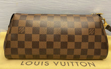 Load image into Gallery viewer, Louis Vuitton Eva Damier Ebene Chain Clutch (AA4191)