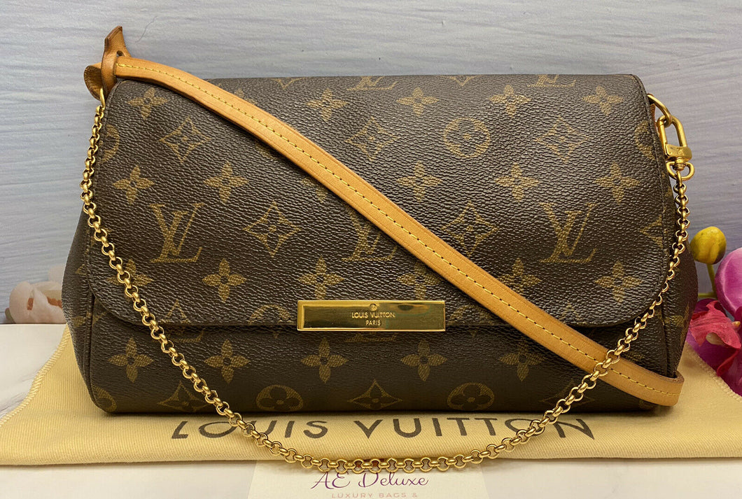 Louis Vuitton Monogram Canvas Favorite MM Shoulder Bag (SHF-21138