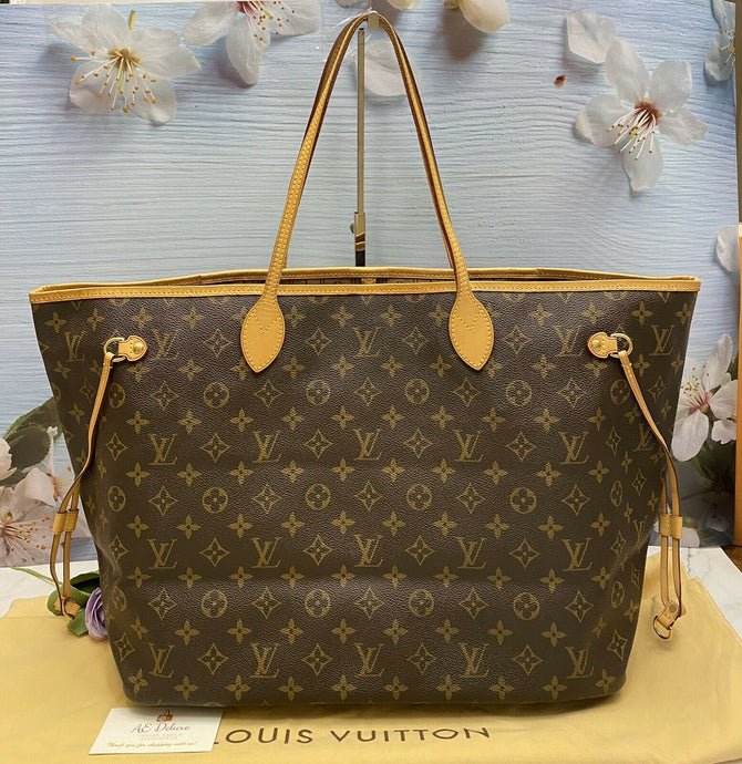 Louis Vuitton Neverfull GM Monogram Beige Tote Bag (FL2018)