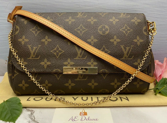 Louis Vuitton Favorite MM Monogram Clutch Purse (DU4125)