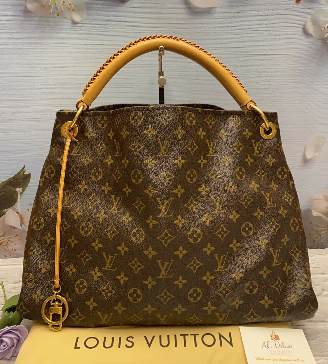 Louis Vuitton Artsy MM Monogram Shoulder Bag Tote Purse (GI0182)