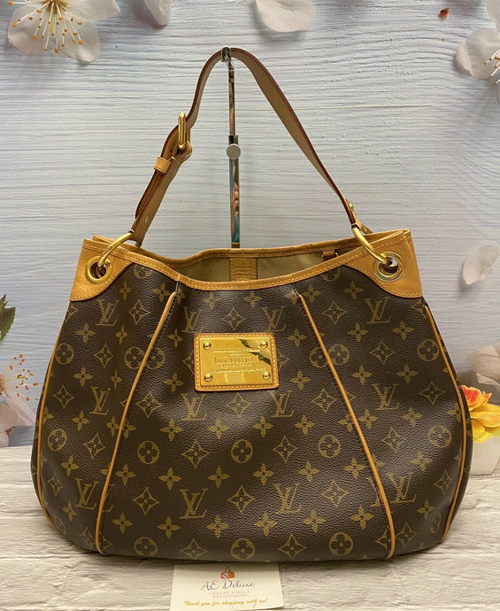 Louis Vuitton Galliera PM Monogram Canvas Shoulder Bag Tote Purse (FL1190)