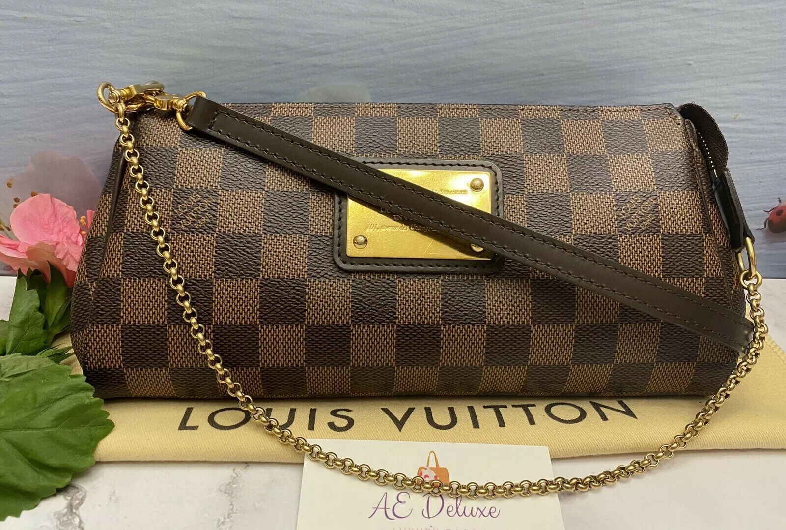 Louis Vuitton Eva Damiar Ebene Clutch (DU5111) – AE Deluxe LLC®