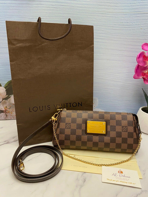Louis Vuitton Eva Damiar Ebene Clutch Bag (AA1151)