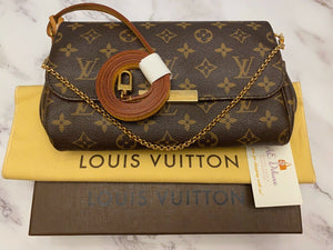 Louis Vuitton Favorite MM Monogram Purse (DU0173)