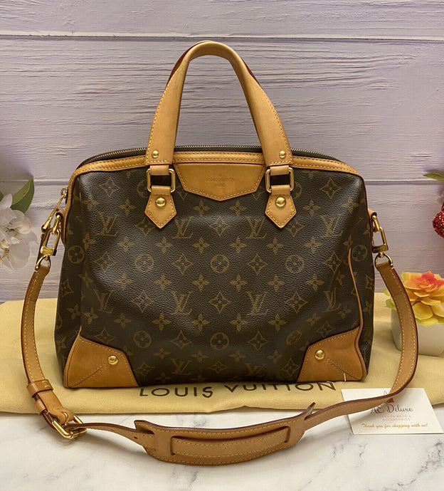 Louis Vuitton Retiro PM Monogram 2 Way Satchel Purse (MB1144)