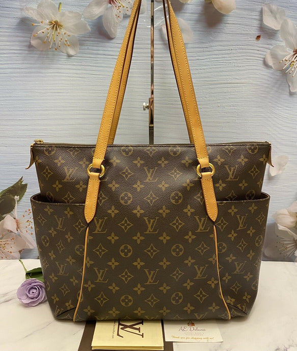 Louis Vuitton Totally MM Monogram Shoulder Tote Handbag (TJ0134)