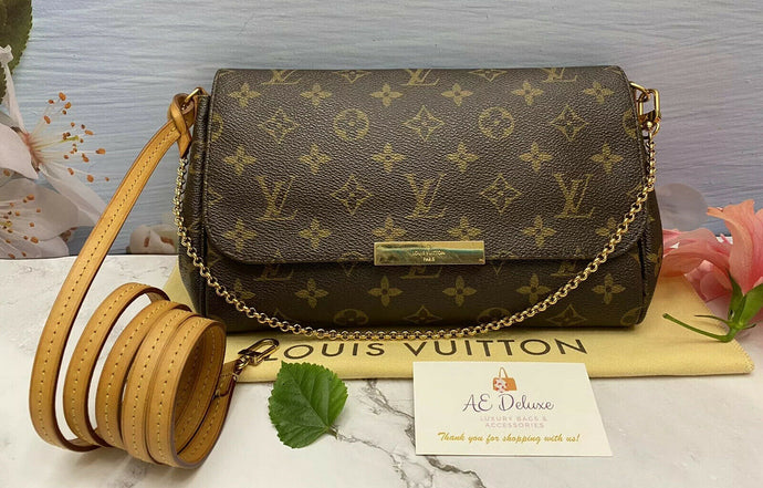 Louis Vuitton Favorite MM Monogram Clutch Purse (SA3186)
