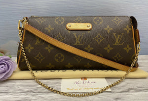 Louis Vuitton Eva 2way Chain Hand Bag Pouch Purse Monogram M95567 Sn2111  Auction