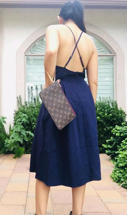 Louis Vuitton Neverfull MM/GM Monogram Wristlet (MS2138)