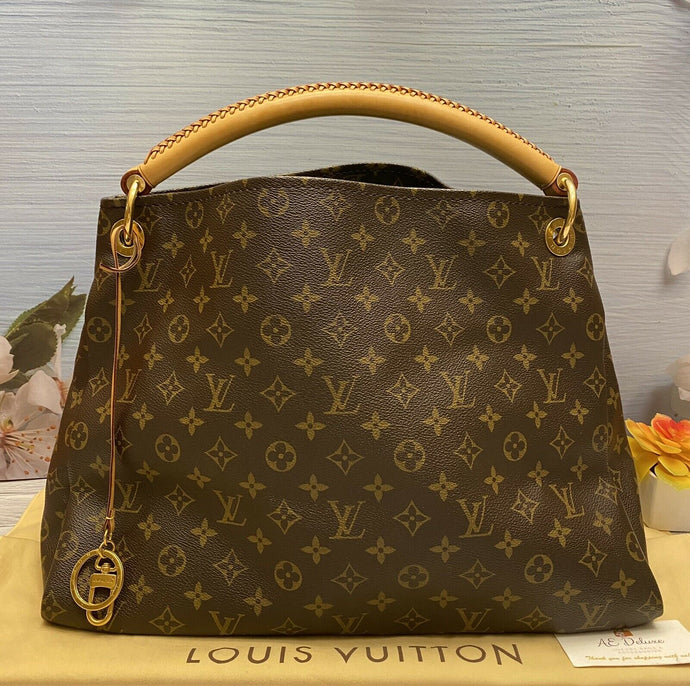 Lous Vuitton Artsy MM Monogram Shoulder Bag Tote Purse (CA0180)