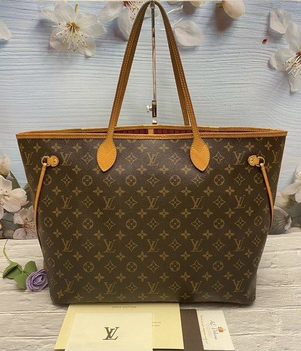 Neverfull GM Monogram Pivoine Tote Purse (SD2125)