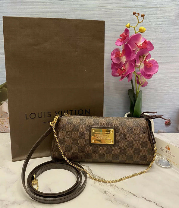 Louis Vuitton Eva Damiar Ebene Clutch Bag (AA1120)