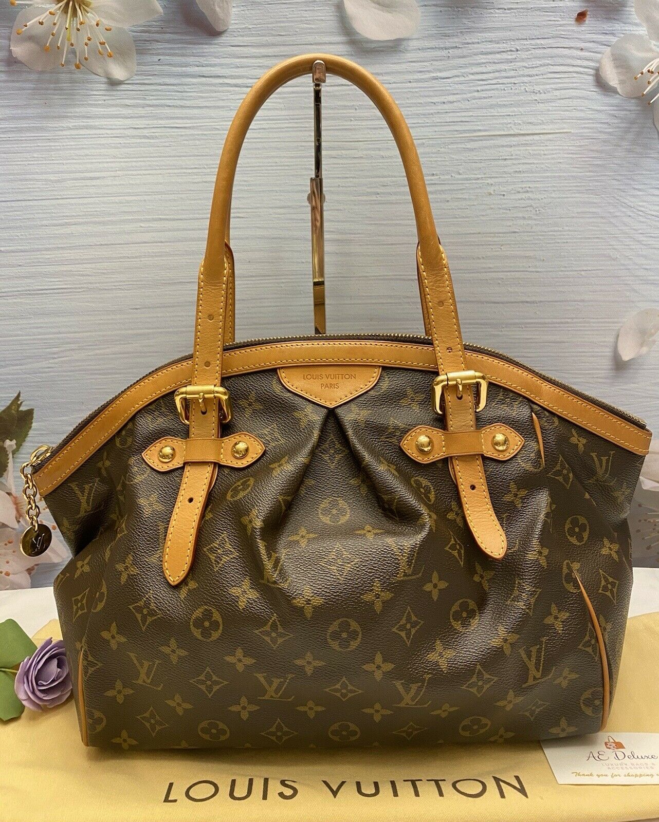 LOUIS VUITTON TIVOLI GM MONOGRAM SATCHEL SHOULDER HANDBAG (SP1038