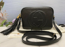 Load image into Gallery viewer, GUCCI Soho Disco Black Leather Crossbody Purse (308364 498879)