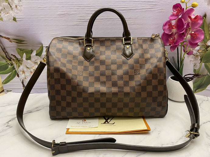 Louis Vuitton Speedy 35 Banduoulier Damier Ebene (CT3164)