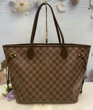 Load image into Gallery viewer, Louis Vuitton Neverfull MM Damier Ebene Rose Ballerine Bag Tote (SD3137)
